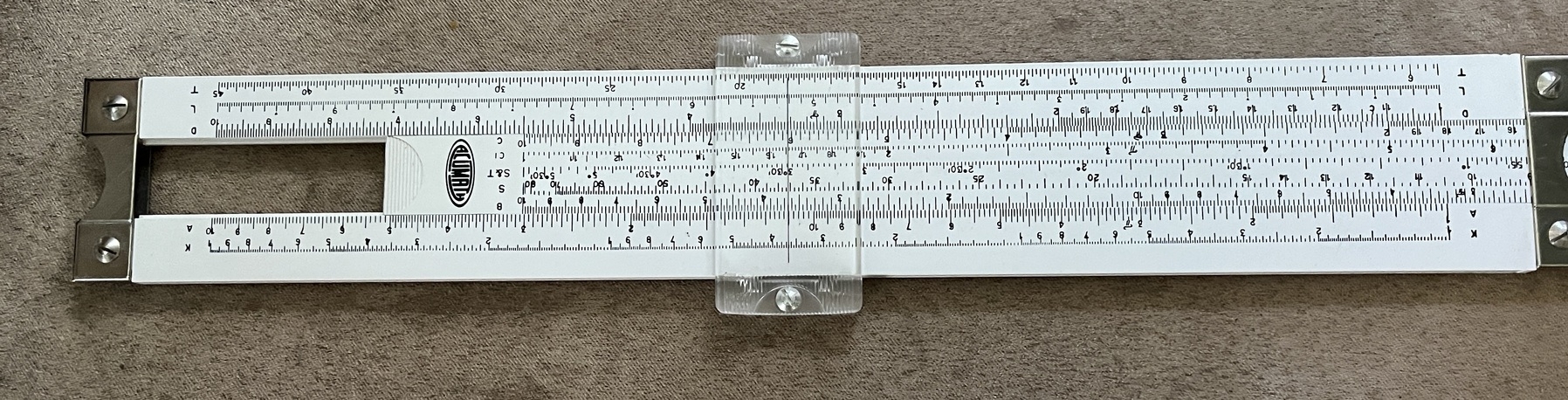 An old slide rule